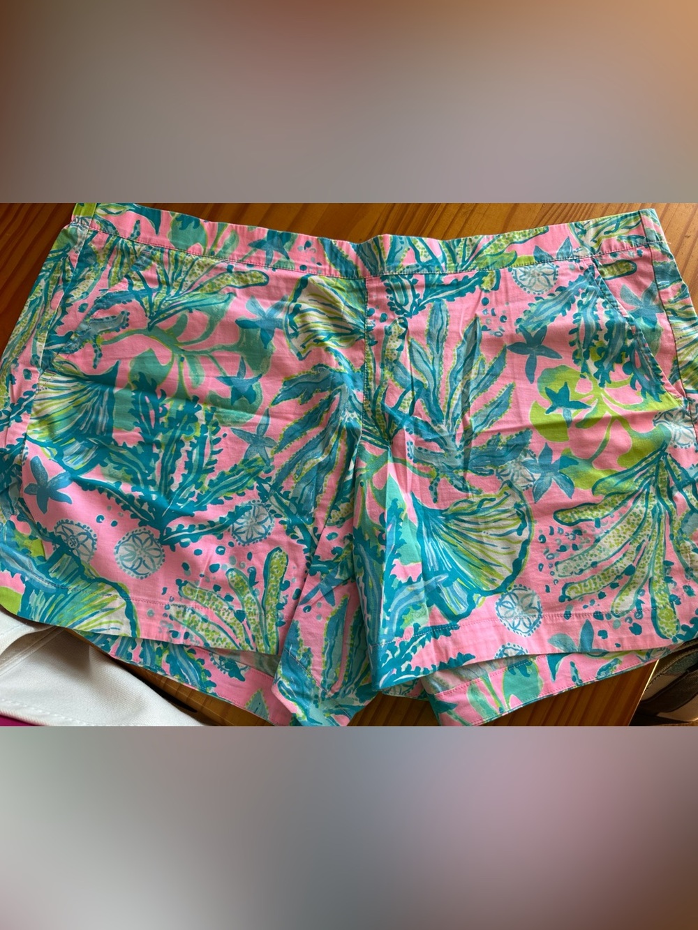 Lilly Pulitzer Pink Tropical Floral Bermuda Shorts